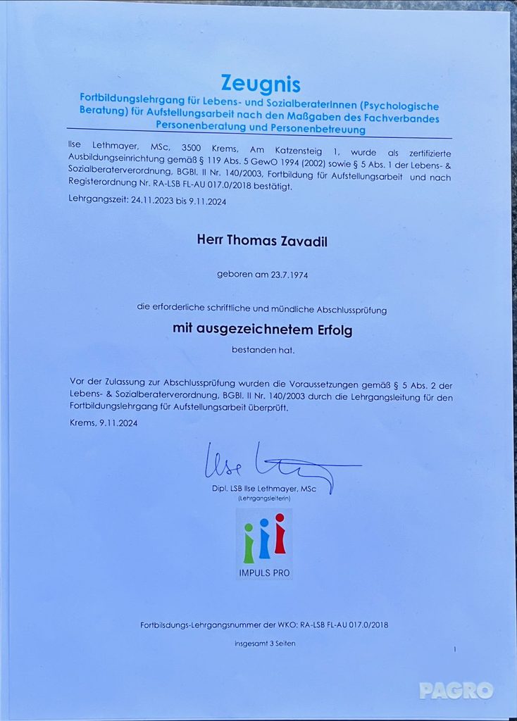 About aufstellungsleiter