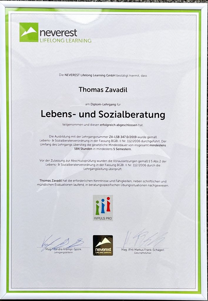 About dipl lenens und sozialberater