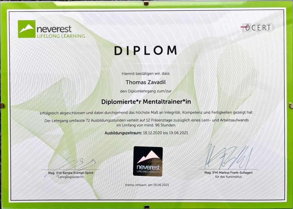 About dipl mentaltrianer