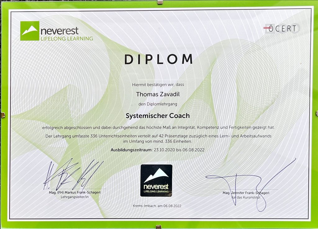 About Dipl. Systemischer Coach